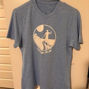 Urban Kai Blue Short Sleeve tee upf 50